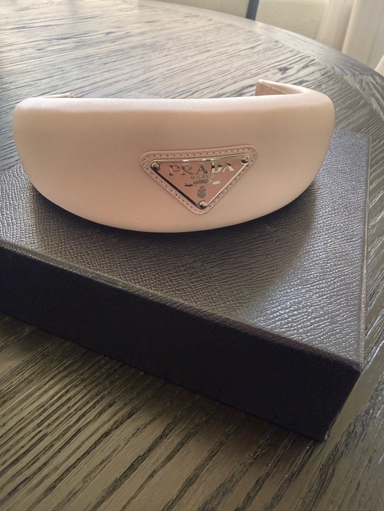 Prada Accessories - Large Prada Blush Padded Headband